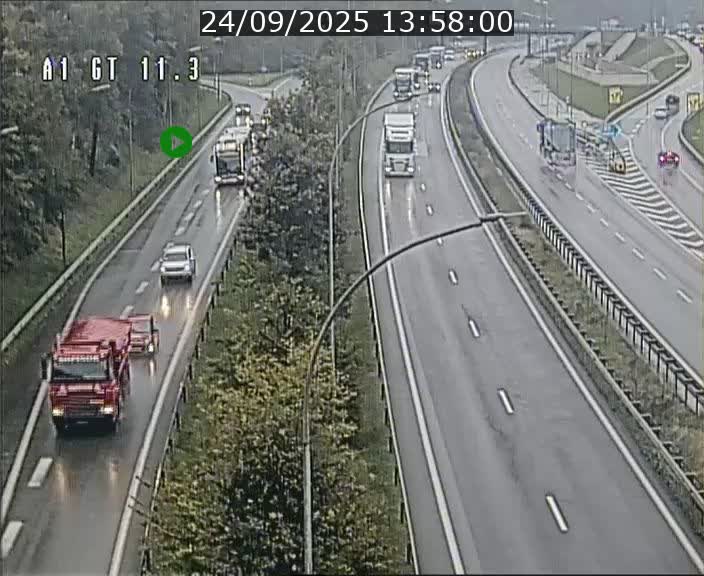 <h2>Traffic live webcam Luxembourg Senningerberg - A1 direction Allemagne - BK 11.3</h2>