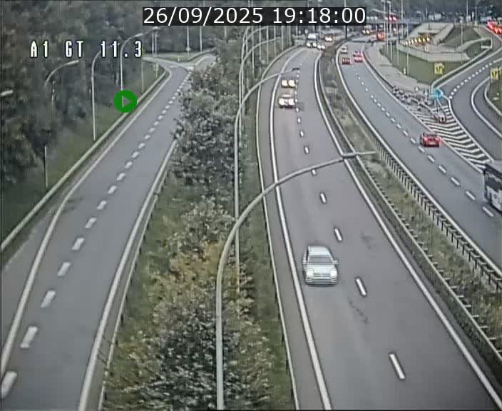<h2>Traffic live webcam Luxembourg Senningerberg - A1 direction Allemagne - BK 11.3</h2>
