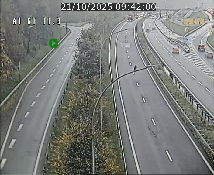 <h2>Traffic live webcam Luxembourg Senningerberg - A1 direction Allemagne - BK 11.3</h2>