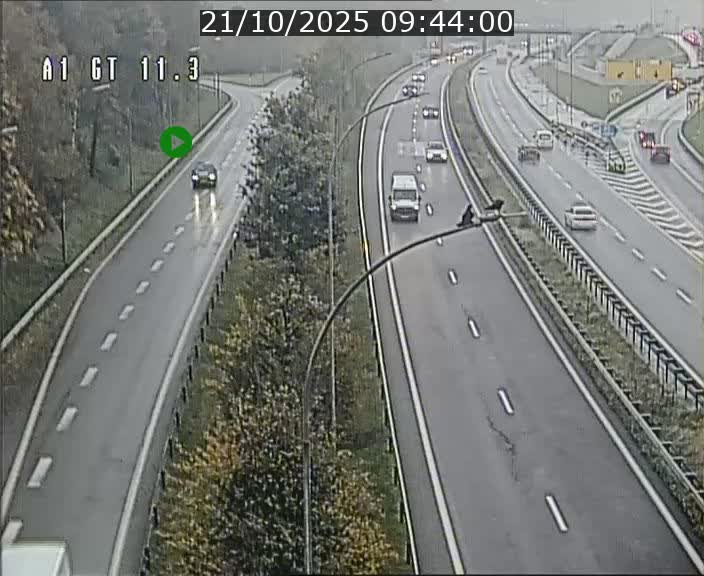 <h2>Traffic live webcam Luxembourg Senningerberg - A1 direction Allemagne - BK 11.3</h2>