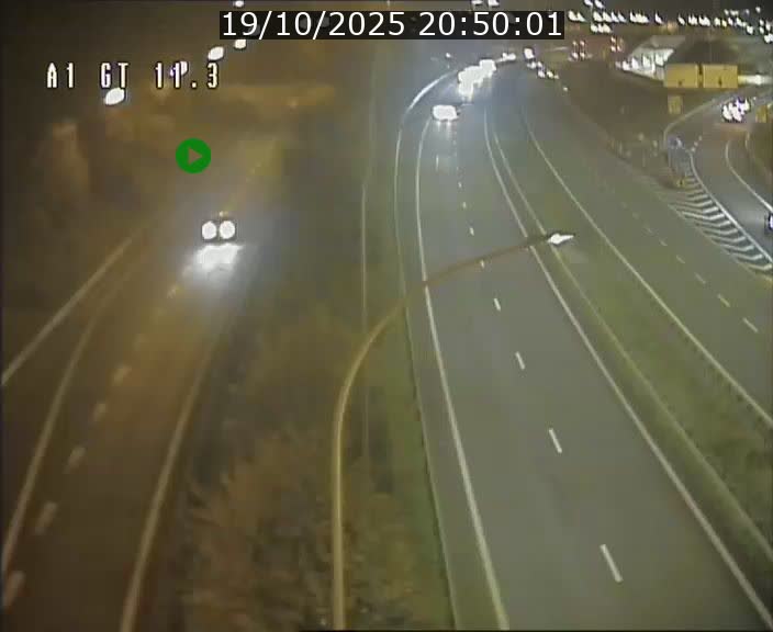 <h2>Traffic live webcam Luxembourg Senningerberg - A1 direction Allemagne - BK 11.3</h2>