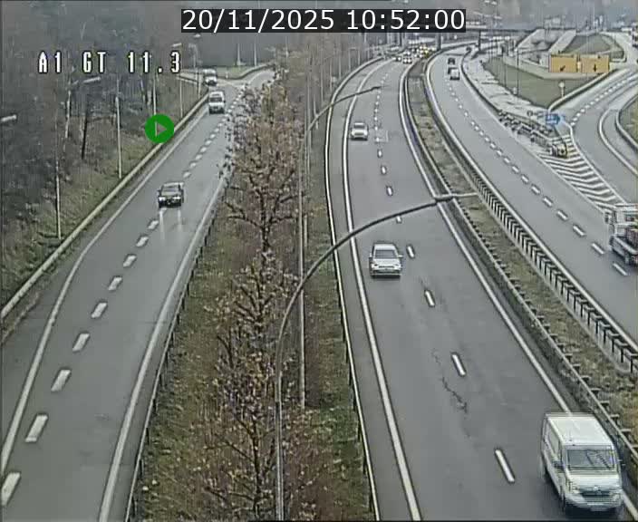 Traffic live webcam Luxembourg Senningerberg - A1 direction Allemagne - BK 11.3