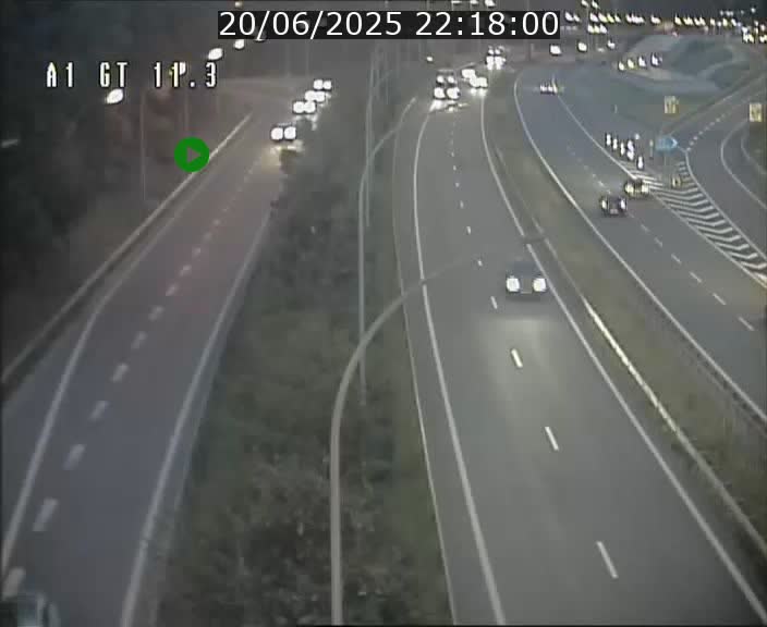 <h2>Traffic live webcam Luxembourg Senningerberg - A1 direction Allemagne - BK 11.3</h2>