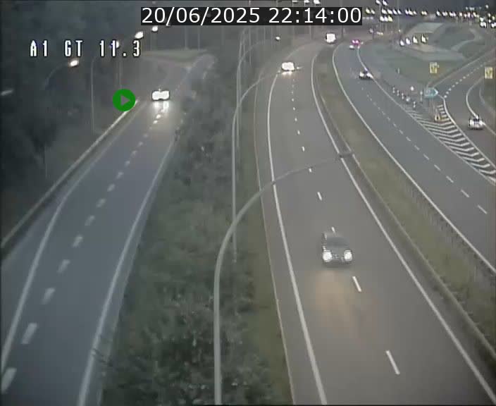 <h2>Traffic live webcam Luxembourg Senningerberg - A1 direction Allemagne - BK 11.3</h2>