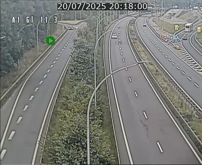<h2>Traffic live webcam Luxembourg Senningerberg - A1 direction Allemagne - BK 11.3</h2>