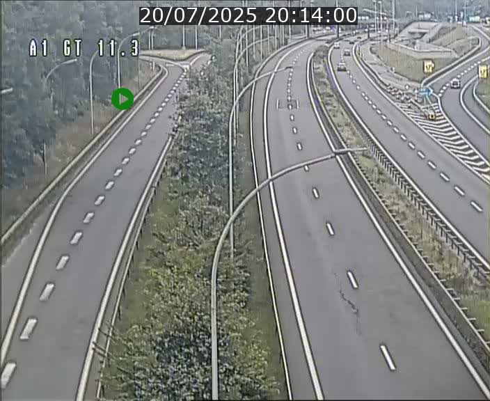 <h2>Traffic live webcam Luxembourg Senningerberg - A1 direction Allemagne - BK 11.3</h2>