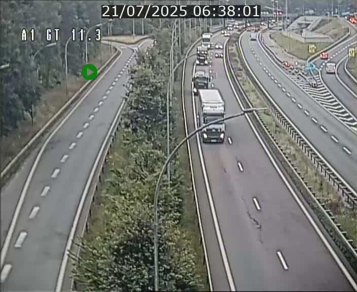 <h2>Traffic live webcam Luxembourg Senningerberg - A1 direction Allemagne - BK 11.3</h2>