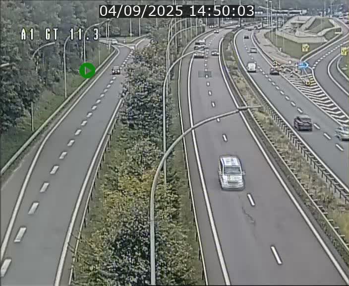 <h2>Traffic live webcam Luxembourg Senningerberg - A1 direction Allemagne - BK 11.3</h2>