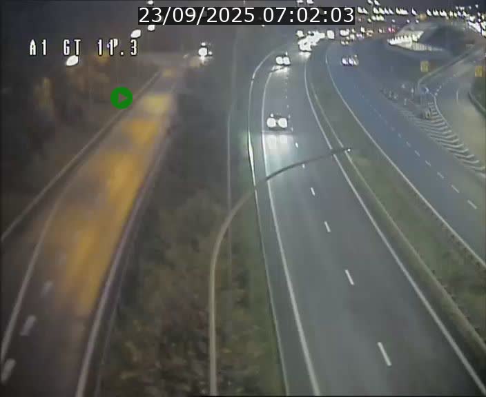 <h2>Traffic live webcam Luxembourg Senningerberg - A1 direction Allemagne - BK 11.3</h2>