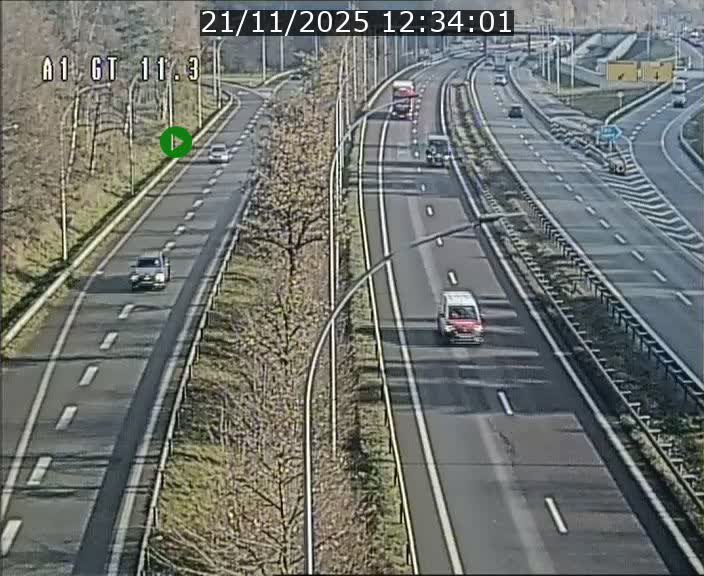 <h2>Traffic live webcam Luxembourg Senningerberg - A1 direction Allemagne - BK 11.3</h2>