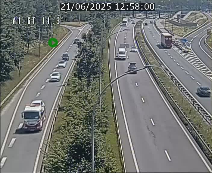 <h2>Traffic live webcam Luxembourg Senningerberg - A1 direction Allemagne - BK 11.3</h2>