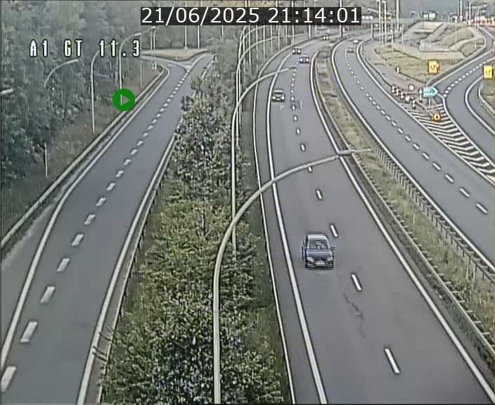 <h2>Traffic live webcam Luxembourg Senningerberg - A1 direction Allemagne - BK 11.3</h2>