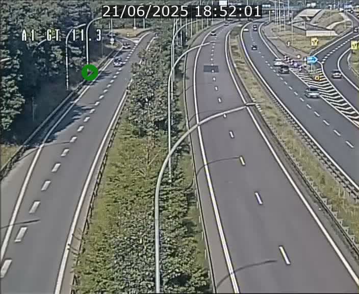 <h2>Traffic live webcam Luxembourg Senningerberg - A1 direction Allemagne - BK 11.3</h2>