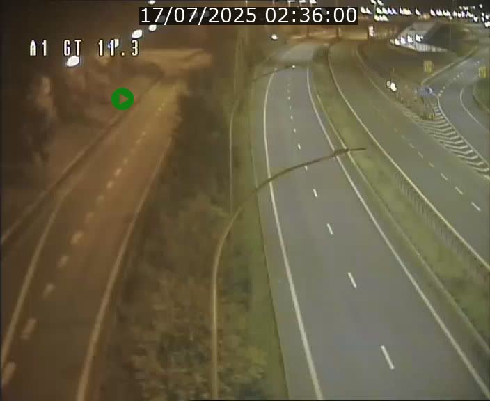 <h2>Traffic live webcam Luxembourg Senningerberg - A1 direction Allemagne - BK 11.3</h2>
