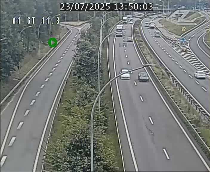 <h2>Traffic live webcam Luxembourg Senningerberg - A1 direction Allemagne - BK 11.3</h2>