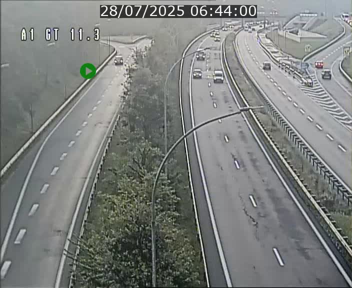 <h2>Traffic live webcam Luxembourg Senningerberg - A1 direction Allemagne - BK 11.3</h2>