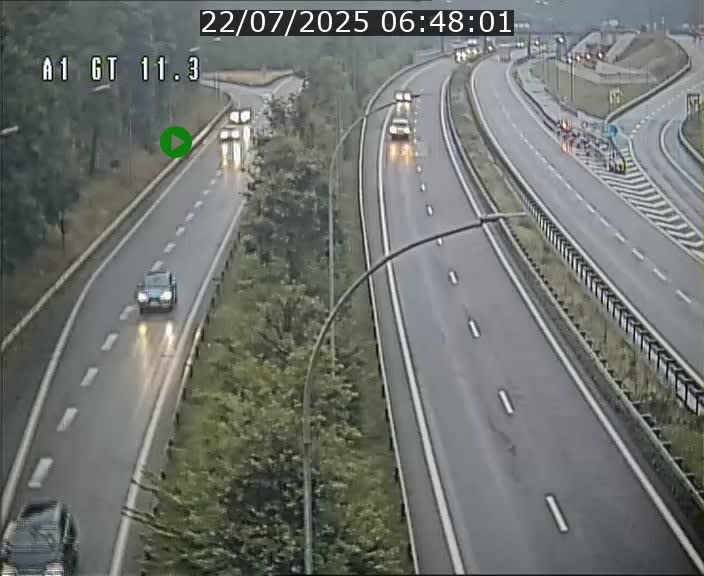 <h2>Traffic live webcam Luxembourg Senningerberg - A1 direction Allemagne - BK 11.3</h2>