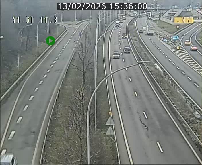 <h2>Traffic live webcam Luxembourg Senningerberg - A1 direction Allemagne - BK 11.3</h2>