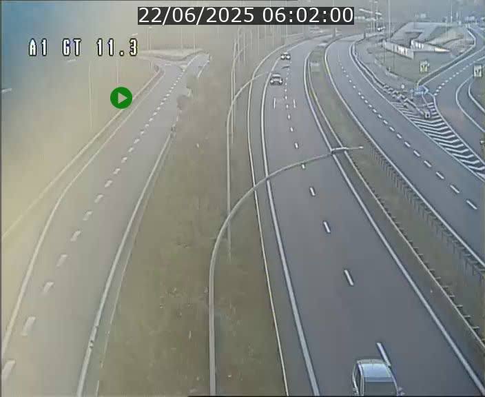 <h2>Traffic live webcam Luxembourg Senningerberg - A1 direction Allemagne - BK 11.3</h2>