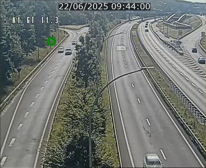 <h2>Traffic live webcam Luxembourg Senningerberg - A1 direction Allemagne - BK 11.3</h2>