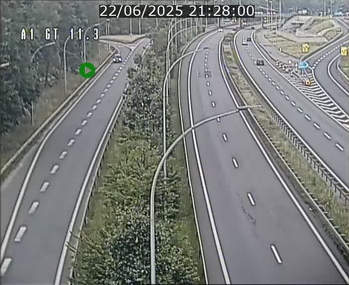 <h2>Traffic live webcam Luxembourg Senningerberg - A1 direction Allemagne - BK 11.3</h2>