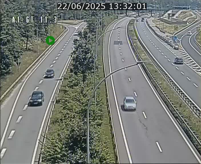<h2>Traffic live webcam Luxembourg Senningerberg - A1 direction Allemagne - BK 11.3</h2>