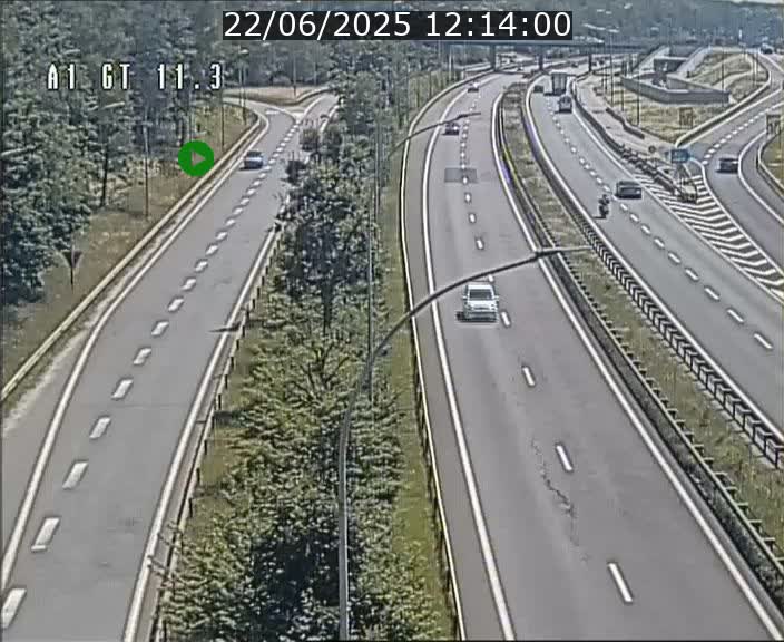 <h2>Traffic live webcam Luxembourg Senningerberg - A1 direction Allemagne - BK 11.3</h2>