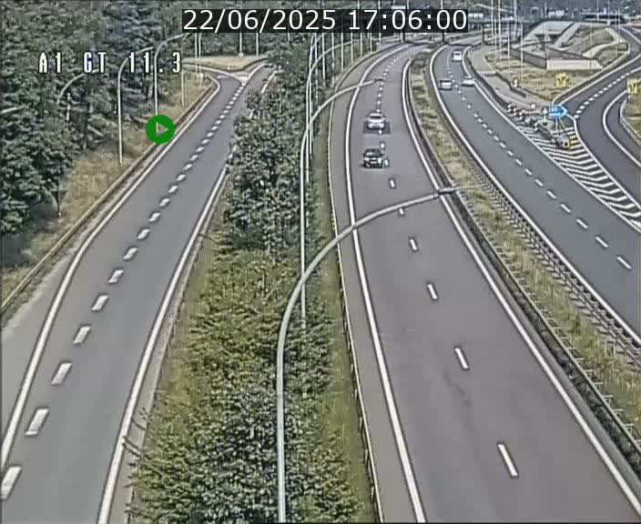 <h2>Traffic live webcam Luxembourg Senningerberg - A1 direction Allemagne - BK 11.3</h2>