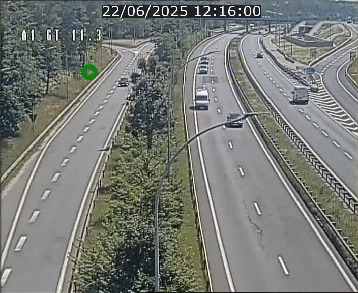 <h2>Traffic live webcam Luxembourg Senningerberg - A1 direction Allemagne - BK 11.3</h2>