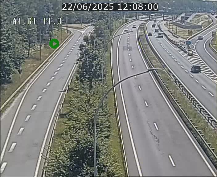 <h2>Traffic live webcam Luxembourg Senningerberg - A1 direction Allemagne - BK 11.3</h2>