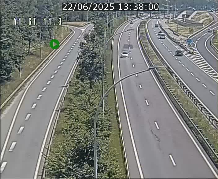 <h2>Traffic live webcam Luxembourg Senningerberg - A1 direction Allemagne - BK 11.3</h2>