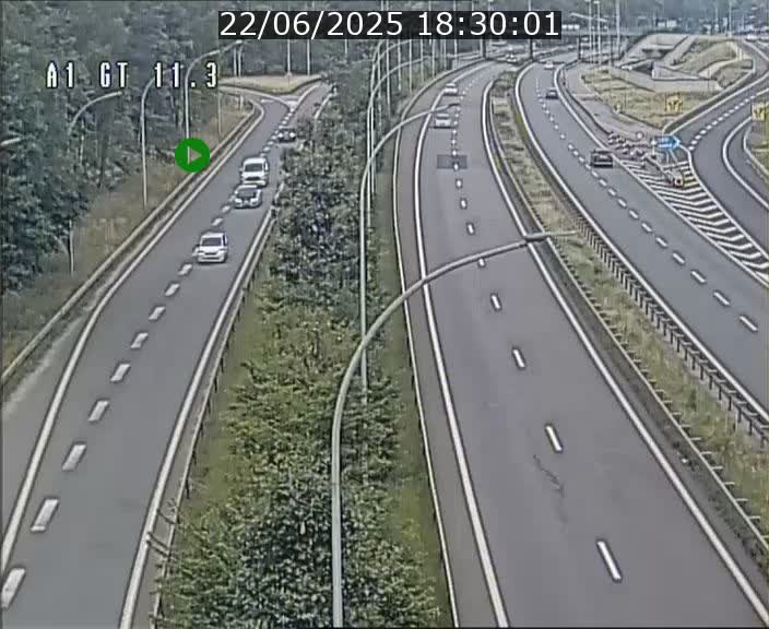 <h2>Traffic live webcam Luxembourg Senningerberg - A1 direction Allemagne - BK 11.3</h2>