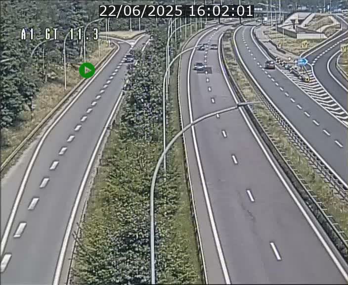 <h2>Traffic live webcam Luxembourg Senningerberg - A1 direction Allemagne - BK 11.3</h2>