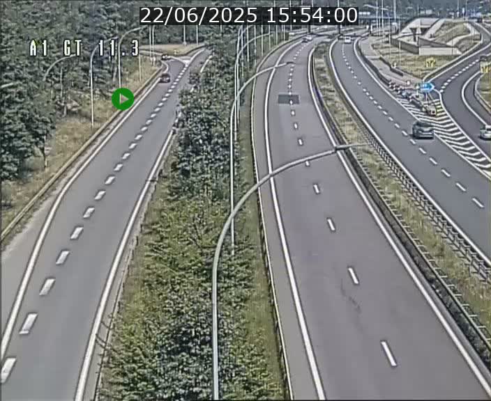 <h2>Traffic live webcam Luxembourg Senningerberg - A1 direction Allemagne - BK 11.3</h2>