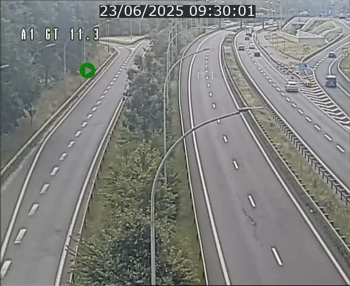 <h2>Traffic live webcam Luxembourg Senningerberg - A1 direction Allemagne - BK 11.3</h2>