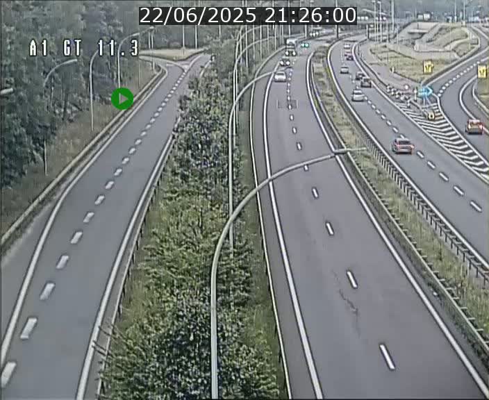 <h2>Traffic live webcam Luxembourg Senningerberg - A1 direction Allemagne - BK 11.3</h2>