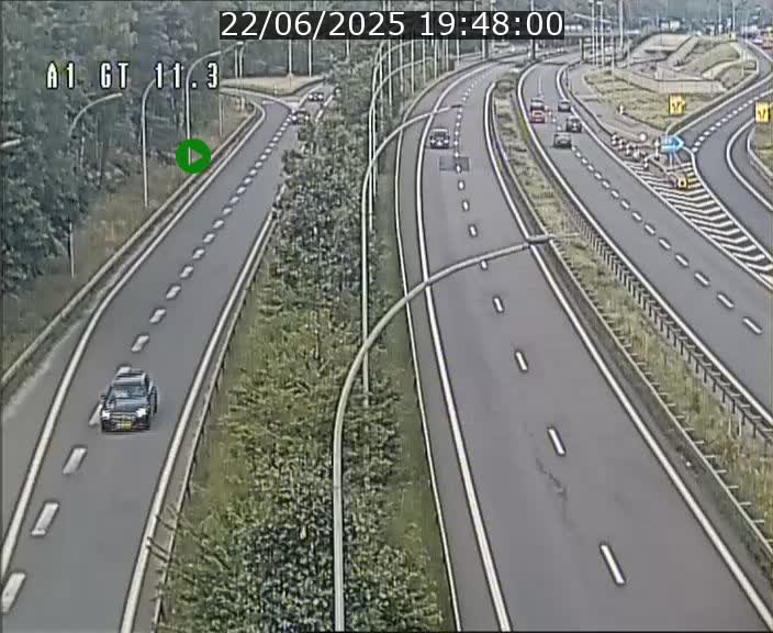 <h2>Traffic live webcam Luxembourg Senningerberg - A1 direction Allemagne - BK 11.3</h2>