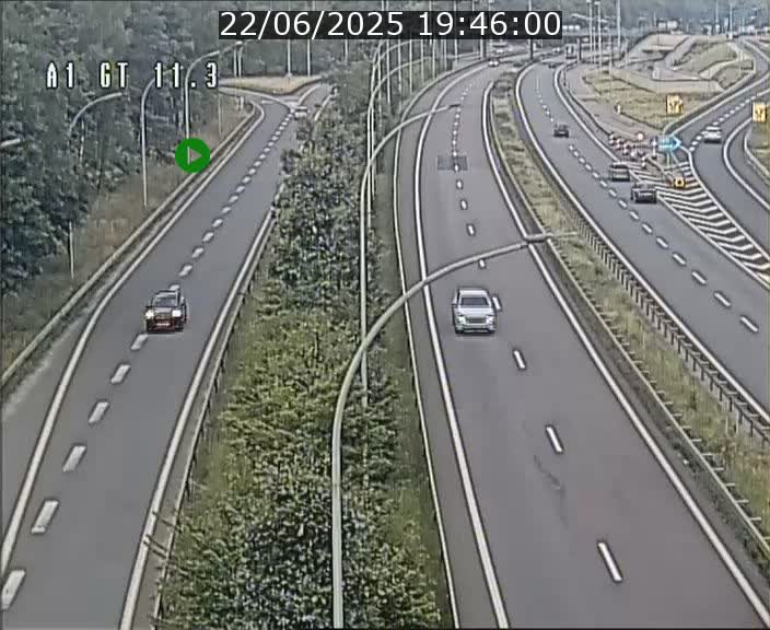 <h2>Traffic live webcam Luxembourg Senningerberg - A1 direction Allemagne - BK 11.3</h2>