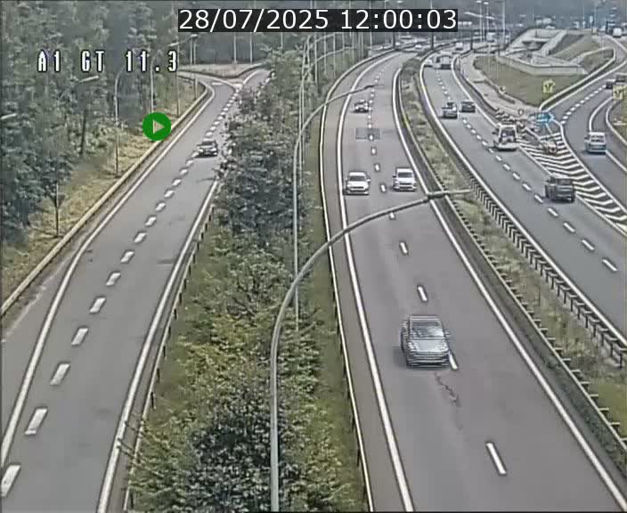 <h2>Traffic live webcam Luxembourg Senningerberg - A1 direction Allemagne - BK 11.3</h2>