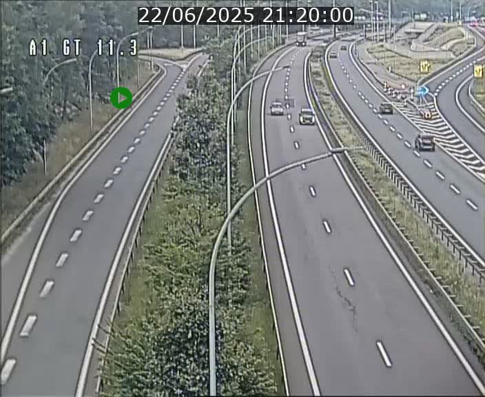 <h2>Traffic live webcam Luxembourg Senningerberg - A1 direction Allemagne - BK 11.3</h2>