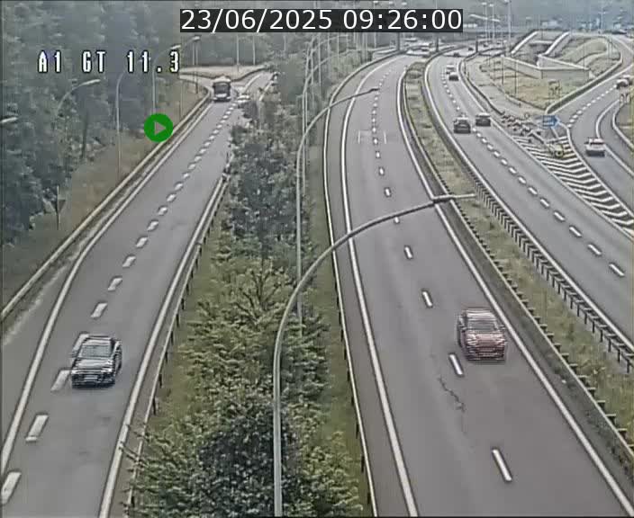 <h2>Traffic live webcam Luxembourg Senningerberg - A1 direction Allemagne - BK 11.3</h2>