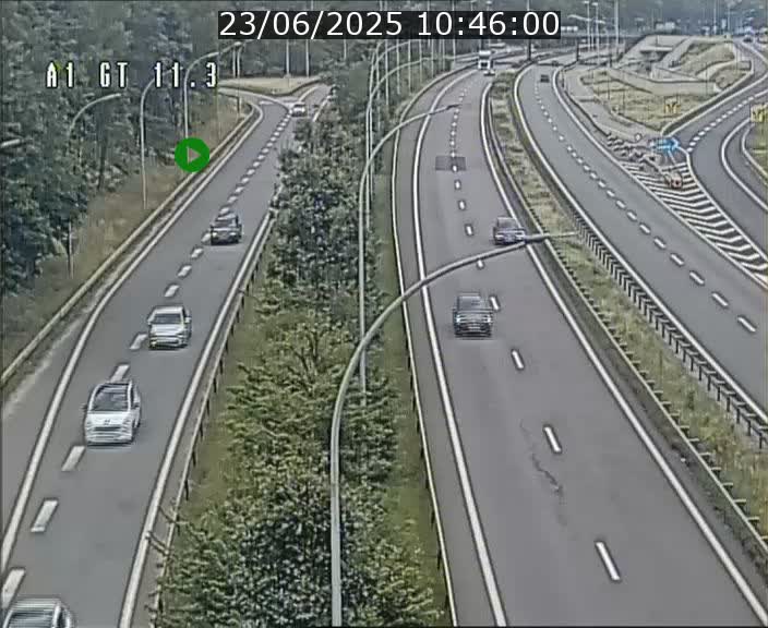 <h2>Traffic live webcam Luxembourg Senningerberg - A1 direction Allemagne - BK 11.3</h2>