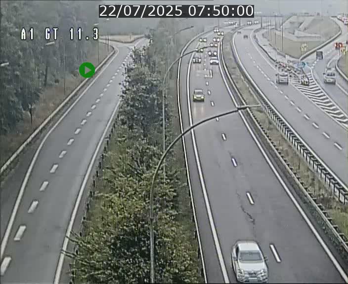 <h2>Traffic live webcam Luxembourg Senningerberg - A1 direction Allemagne - BK 11.3</h2>