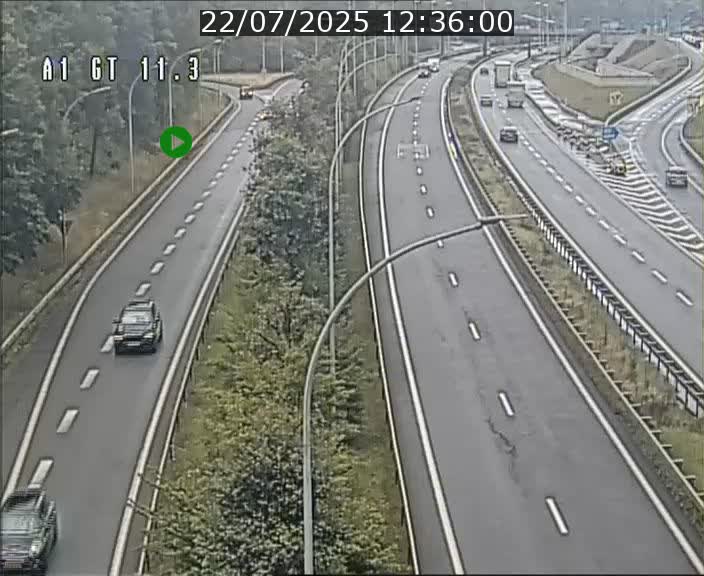 <h2>Traffic live webcam Luxembourg Senningerberg - A1 direction Allemagne - BK 11.3</h2>