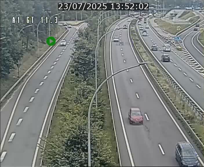 <h2>Traffic live webcam Luxembourg Senningerberg - A1 direction Allemagne - BK 11.3</h2>