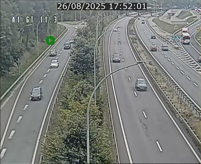 <h2>Traffic live webcam Luxembourg Senningerberg - A1 direction Allemagne - BK 11.3</h2>