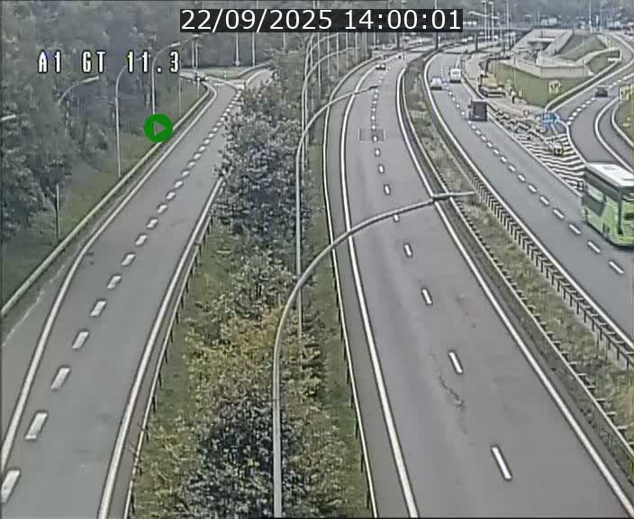 <h2>Traffic live webcam Luxembourg Senningerberg - A1 direction Allemagne - BK 11.3</h2>