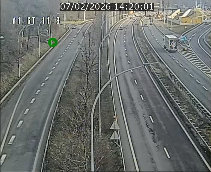 <h2>Traffic live webcam Luxembourg Senningerberg - A1 direction Allemagne - BK 11.3</h2>