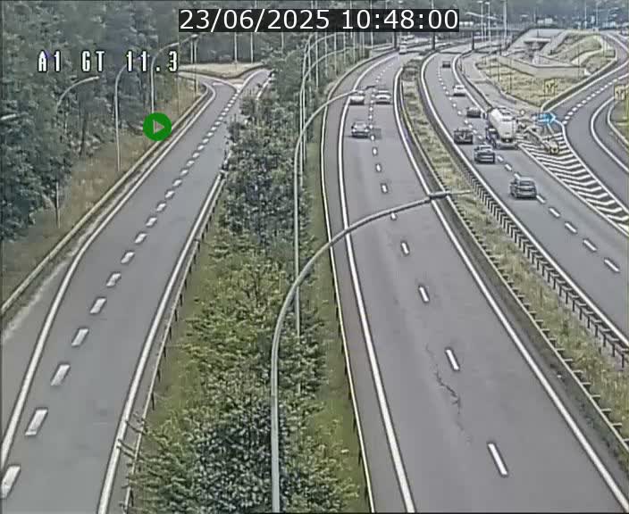 <h2>Traffic live webcam Luxembourg Senningerberg - A1 direction Allemagne - BK 11.3</h2>
