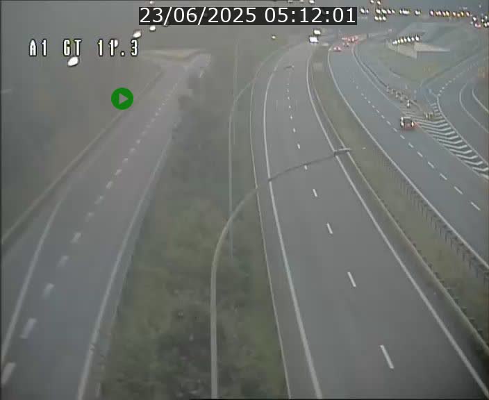 <h2>Traffic live webcam Luxembourg Senningerberg - A1 direction Allemagne - BK 11.3</h2>